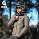 WestBiking Autumn and Winter Cycling Clothing Fleece Warm Cycling Clothes Coldproof Mountain Bike Cycling Clothes and Pants Set Cycling Equipment Black Top Pure Cotton Thick Section XL