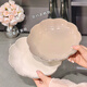 Xibaisheng Ceramic Bowl Underglaze Color Household Modern Simple Soup Bowl Plate Rice Bowl Set High-end Bowl Bowl Plate Tableware Set 8.5-inch Petal Plate 2 Packs [1276] Gold-patterned