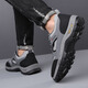 
Xinnan Labor Protection Shoes Men's new ultra-light breathable board shoes bag toe site old insurance not easy to slide hiking shoes autumn and winter work shoes gray [42 sizes feet can be thin and can be taken small size without steel plate]
