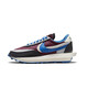 NIKE耐克耐克 Sacai X Nike LDV WAFFLE 三方联名鞋运动跑鞋 黑灰蓝解构DJ4877-600 41
