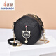 Kangourou (Kangourou) Le populaire sac rond populaire de cette année 2024 Chinese Valentin de la Saint-Valentin, sacs de femmes ronds pour femmes tout-match Niche un sac à bandoulière à un épaule