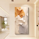 Long time no see home. Daye. Entrance entrance decorative painting. Cream style abstract art. Corridor aisle mural. Three-dimensional sandstone hanging painting.