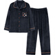 Mrs. Slee SLEEP TIGHT couple pajamas 2025 new women's winter island velvet thickening plus velvet simple temperament men can wear winter suit YR925005-Men's XL