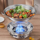 Spade Really Thickened Stainless Steel Large Alcohol Stove Alcohol Pot Household Hot Pot Dry Pot Soup Pot Dry Boiler Complete Set Covered Dry Pot + Stove 28cm