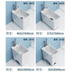 Washing mop pool household bathroom floor basin mop pool narrow and long small balcony mop trough ceramic floor-to-ceiling pool AM21 one-button console sent to the wall faucet