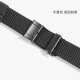 Changyin Douyin belt men's student automatic buckle military training adjustable nylon belt non-hole extended functional overalls belt trendy black [automatic buckle]_125cm [can be cut]