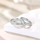 Saturday Fu PT950 platinum ring for men and women, beautiful platinum couple ring, size 21, about 4.36g gift
