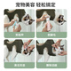 KimPets cat washing bag, cat bathing artifact, pet nail clipper fixed bag, pet hammock, anti-scratch and bite bag, hanging bag, olive green, multi-purpose bag for bathing + nail clipping XS (suitable for 5-10 Jin Jin equals 0.5 kg)