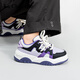 La Chapelle women's shoes, white shoes, women's four seasons new style ins design, versatile casual shoes, thick sole sports women's shoes, purple B683 38