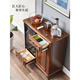 
Niu solid wood tea bar machine European sideboard household European tea bar machine household European high-end living room integrated cabinet belt 9902 European ice warm