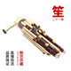 NEUE ART Exquisite Keyed Amplification 21 Spring Sheng Musikinstrumente Komplette Sammlung von runden Sheng Xiu Sheng Gong Yu Musical Instruments Sheng Bag Anfänger 21 Spring Paint Gold Live Eimer [lila Bambus gelbe Tube] D.