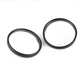 3R-Auto kleiner runder Mirror-Umkehrspiegel Rückspiegel kleiner runder Spiegel 360 Grad Rotatable Weitwinkelspiegel Reflektor Blindpot Assist Spiegel Schwarzer runder kleiner runder Spiegel [Spiegeldurchmesser 3,5 cm] 3R061
