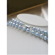 Xuan Song Musi Natural Akoya Seawater Baroque Pearl Necklace Irregular Silver Blue True Multi-linen Necklace Clavicle Chain 40cm
