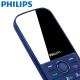 Philips (PHILIPS) E109 Deep Sea Blue Elderly Mobile Phone, Super Long Standby Straight Keyboard, Big Characters, Loud, Large Screen, Dual SIM Dual Standby, Mobile Elderly Phone, Student Backup Function Phone