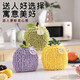 Hennaida hand towel hanging kitchen quick-drying rag bathroom toilet absorbent towel non-shedding chenille hand ball full of peach