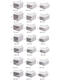 Drawer-type plastic household finishing box storage box wardrobe E3523 thickened lock depth 47 width 35 height 23 single meter white