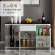 A home furniture sideboard modern minimalist sideboard wine cabinet kitchen multi-functional restaurant cupboard tea wine cabinet storage cabinet 1.5 meters white J3100