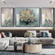 Lingtong Fakai Fulu Wohnzimmer Dekoration Malerei Einfaches modernes Dreifachhänge Malmalerei Wandmalerei Europäisches Luxus-Sofa Hintergrund Wandmalerei 15269-1-2-3nx Schwarzer Rahmen*] 40*60 Seite 80*60 Kristalloberfläche