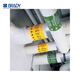 Brady BBP85 Etikettdrucker 8-Zoll B-595 Pipeline Schild Geräte Schild Innen-/Außenband 13555 Grün