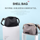 
Songtuantuan SQUIRREL.TT2025 new one-shoulder small bag women's crossbody bag summer women's bag canvas bag versatile women's Oxford cloth shell bag black