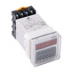 Bellmei DH48S-2Z high-precision digital display time relay two sets of delay 220V24V380V 9999H customized DH48S-2Z AC 220V with base shipped within 7 days