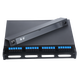 Hainii FCSCST12-Port 24-Port-Faseranschluss-Box-Verteilungsrahmen Ein-Mode-Einzel-Fit-1U-Rack-Rack 12-Kern-24-Kern-Optikkabel Fusion Fusion Liring Box Anschlussbox Dicked SC48-Core 1U Single-Mode-Einzelmodus mit Fusion Tail Faser Flansch geschlossener Typ 1 1