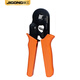 JiGong tubular terminal crimping pliers terminal clamp tube type pre-insulated wire nose self-adjusting crimping pliers needle type 4-sided type JGC8 6-4 (0.25-10 square)
