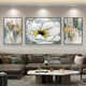 Huaixue Dafen Dorf Ölmalerei Wohnzimmer Dekoration Malerei Leicht Luxus High-End-Malmalerei Modernes einfaches Sofa-Hintergrund Wandmalerei Wandmalerei JD16755 Links und links