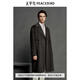 Peacebird Herren -Kleidung [gleicher Stil wie Wang Hedi] Winter Wollmantel Männer B1AAE4B06 GRAY 1 M