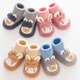 Kindische Drachenbaby-Anti-Rutsch-Kleinkindschuhe Herbst und Winter Babybodenschuhe Neugeborene süße Cartoon Innen warm warme Stiefeldergedickte 1 Paar Packung [süß Pink] M Größe [Füße innerhalb von 11,5 cm] Empfohlen 6-12 Monate