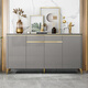 Star Discovery Shoe Cabinet Light Luxury Household Door Entrance Entrance Storage Cabinet Large Capacity Hall Cabinet Friendly D826 White (Size 158*34*100)