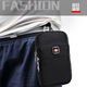 Swiss sergeant knife belt belt bag vertical mobile phone bag waist bag men's new multi-layer construction site work bag black three layers + arm strap