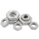 Hot-dip galvanized thin nut hot-dip galvanized flat nut GB6172 hexagonal flat female thin female screw cap M16 [10 pieces]