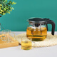 Thermal tea bar machine, thermal insulation glass kettle, water dispenser, universal health pot, teapot, high temperature-resistant accessories, hot water kettle 12004L 1200ML, no open cover + 4 lotus cups