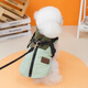Ropa para perros mascota otoño e invierno chaqueta down cachorros calientes perros pequeños peluche pomeranian puede tirar de chaleco de invierno azul 1484 tracción correa caliente y espesado 6xl s