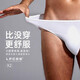 
LPCSS brand men's underwear modal single-layer breathable men's low-waist briefs thin ultra-thin waist white small triangle [Northern purple + deep space gray] 2 strips XL (suitable weight 120-140Jin [Jin equals 0.5 kg])