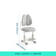 Chaise d'étude de Lin's Home Children's Étudiant de l'école primaire La chaise d'écriture peut soulever et corriger la chaise de siège de position assise LS690W1 [Space Grey] Chaise d'étude pour enfants