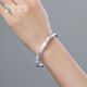 SHENGSHIQIYUAN platinum bracelet for women pt950 platinum bracelet for women new dragon and phoenix bracelet push-pull bracelet for girlfriend 41-43g/thick about 7.2mm platinum 950
