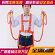 High-altitude working safety belt, outdoor construction safety belt, full body five-point European air-conditioning installation safety rope electrician belt SN6302 national standard five-point single small hook 2 meters