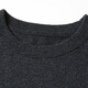 
Dibinze large size men's cardigan loose solid color pullover round neck autumn and winter elastic fat man base knitted sweater