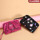 Sommer Frauenhandtasche Sommer große Kapazität Mobiltelefon Schlüsselmünzen Brieftasche Multifunktional Frauen Stofftasche Mini Handtasche Handtasche Dunkelblau Ballon