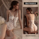 
Manyan sexy underwear sexy pajamas free from hot lace onesie bow suspender shame attack speed robe 9276