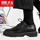 Huili men's shoes casual shoes men's spring fashion Korean style shoes leather surface splash water shoes non-slip wear-resistant kitchen work shoes black 825 42