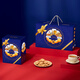 
Huamei Blueberry Butter Cookies 1480g Double Pair Gift Box More than 2 Jin [Jin equals 0.5 kg] Breakfast Gift Pack Afternoon Refreshment [Clear Up]
