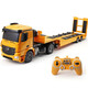 Doble Eagle (Doble E) Mercedes-Benz Mercedes-Benz Control remoto Remolque de sartén grande Ingeniería de camiones Gran Torre eléctrica Crane Modelo Boy Toy Tom Car Mercedes-Benz Pan de sartén (4 baterías recargables en total)