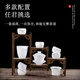 Gaoming Glazed Tea Set 2024 New Home Office Gift Jade Porcelain Tea Cup Combination Glass Kung Fu Covered Bowl Gift Box