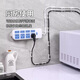 JD Logistics Wire Fixer without punching and inserting wall wiring self-adhesive storage artifact wire management device 20 packages
