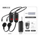 Xiexunda one-to-four teaching Bee amplifier square dance amplifier speaker universal universal UHF wireless head-mounted microphone one-to-two UHF wireless enhanced model one-to-two (two microphones) wireless head-mounted