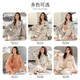 莫代尔（Madallo）睡衣女春秋季纯棉长袖中老年妈妈款女士家居服套装2025新款 9230 纯棉 秋季新款 M 160体重80-100斤
