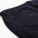 INTERIGHT twill cotton stretch comfortable classic casual pants men's navy blue size 34